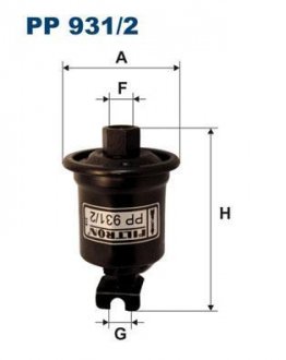 Топливный фильтр FILTRON WIX FILTERS PP931/2