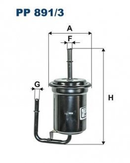 Топливный фильтр FILTRON WIX FILTERS PP891/3