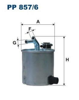 Топливный фильтр FILTRON WIX FILTERS PP857/6