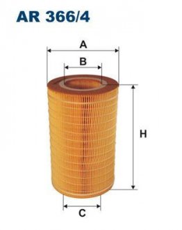 Воздушный фильтр FILTRON WIX FILTERS AR366/4