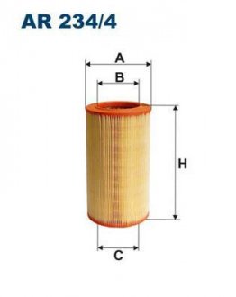 Воздушный фильтр FILTRON WIX FILTERS AR234/4