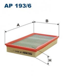 Воздушный фильтр FILTRON WIX FILTERS AP193/6