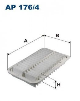 Воздушный фильтр FILTRON WIX FILTERS AP176/4