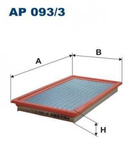 Воздушный фильтр FILTRON WIX FILTERS AP093/3