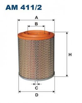 Воздушный фильтр FILTRON WIX FILTERS AM411/2