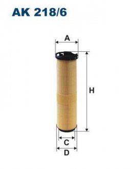 Воздушный фильтр FILTRON WIX FILTERS AK218/6