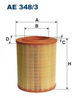 Воздушный фильтр FILTRON WIX FILTERS AE348/3