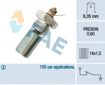 Датчик давления масла FAE 12260