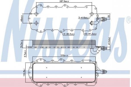 Олійний радіатор NISSENS Nissens A/S 90944
