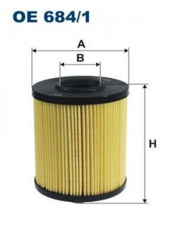 Масляний фільтр FILTRON WIX FILTERS OE684/1