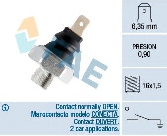 Датчик давления масла FAE 12935