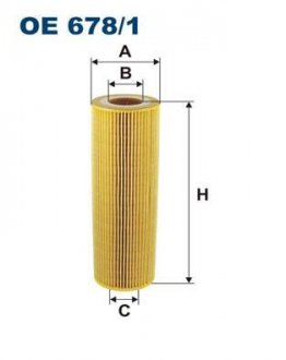 Масляный фильтр FILTRON WIX FILTERS OE678/1