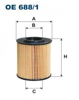 Олійний фильтр FILTRON WIX FILTERS OE688/1