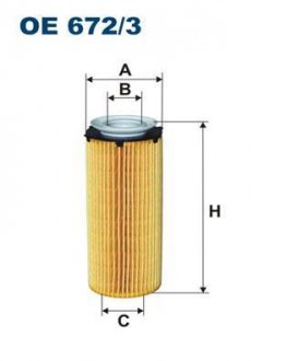 Масляний фільтр FILTRON WIX FILTERS OE672/3