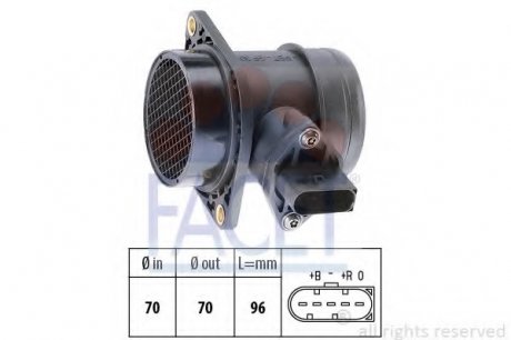 Расходомер воздуха Facet 101284