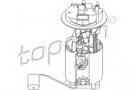 Топливный насос TOPRAN 721 477