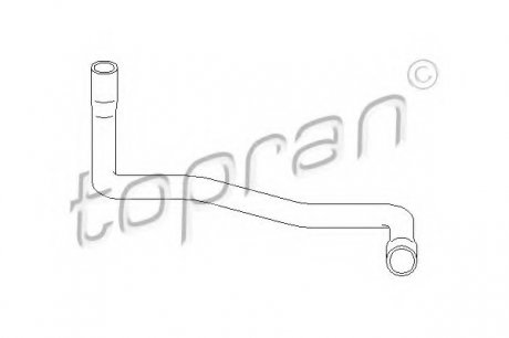 Шланг радиатора TOPRAN 401 964 (фото 1)