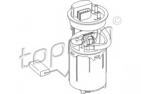 Топливный насос TOPRAN 110 581