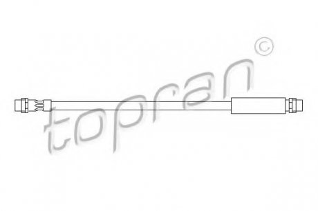 Тормозной шланг TOPRAN 108 657 (фото 1)