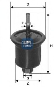Топливный фильтр UFI UFI Filters 31.731.00