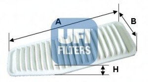 Воздушный фильтр UFI UFI Filters 30.453.00