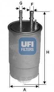 Топливный фильтр UFI UFI Filters 24.ONE.0B
