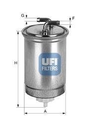Топливный фильтр UFI Filters 24.382.00 (фото 1)
