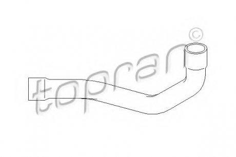 Шланг радиатора TOPRAN 501 571