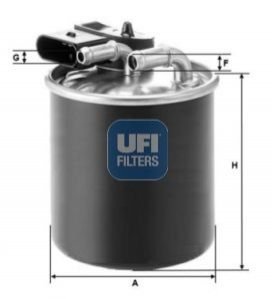 Топливный фильтр UFI UFI Filters 24.150.00