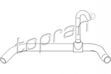 Шланг радиатора TOPRAN 111 799