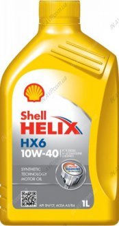 Дата: Shell HELIX HX6 10W40 1L (фото 1)