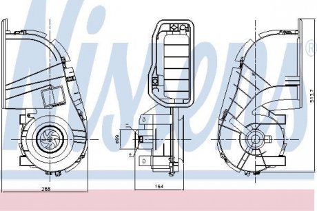 Вентилятор салону NISSENS Nissens A/S 87394