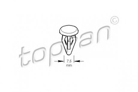 Пружинный зажим TOPRAN 107 192