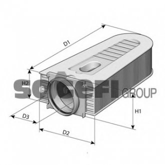 Воздушный фильтр Fram CA11202