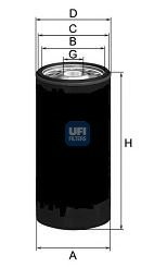 Масляный фильтр UFI Filters 23.144.00 (фото 1)