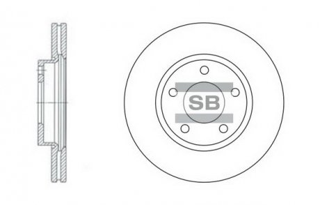 Тормозной диск SANGSIN HI-Q SD4401