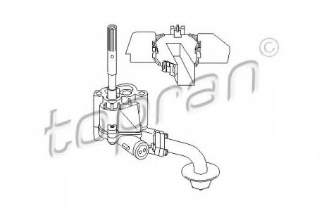 Масляный насос TOPRAN 100 256