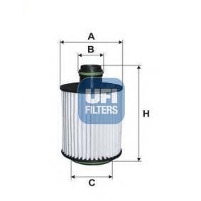 Масляный фильтр UFI UFI Filters 25.139.00