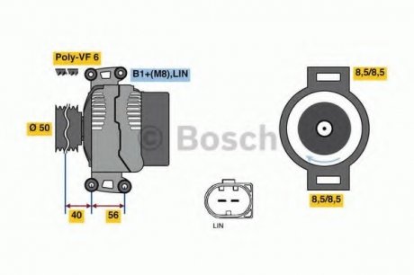 Генератор BOSCH 0 986 049 010