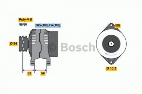 Генератор BOSCH 0 986 042 740