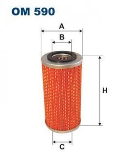 Масляный фильтр FILTRON WIX FILTERS OM590