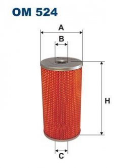 Масляный фильтр FILTRON WIX FILTERS OM524