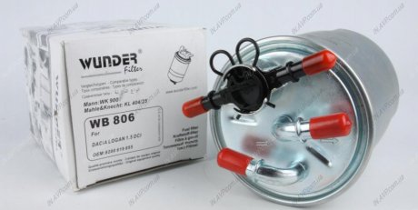 Фильтр топливный WUNDER Filter WB806 (фото 1)