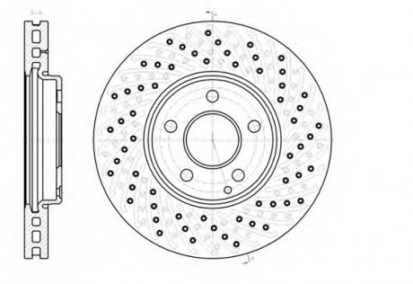 Тормозной диск REMSA 6943.10 (фото 1)