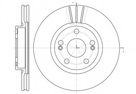 Тормозной диск REMSA 6301.10 (фото 1)