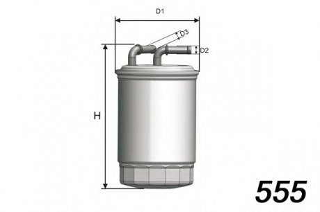Топливный фильтр MISFAT M618 (фото 1)