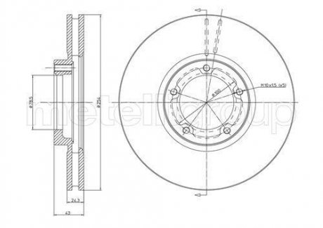 Тормозной диск CIFAM 800-459