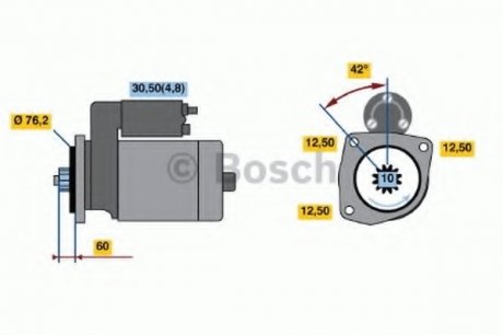 Стартер BOSCH 0 986 020 320