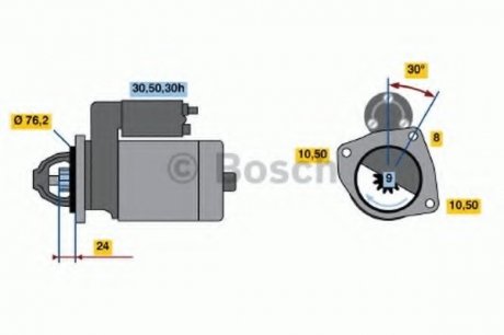 Стартер BOSCH 0 986 014 900