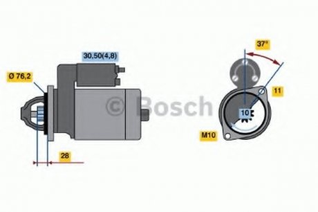 Стартер BOSCH 0 986 022 450